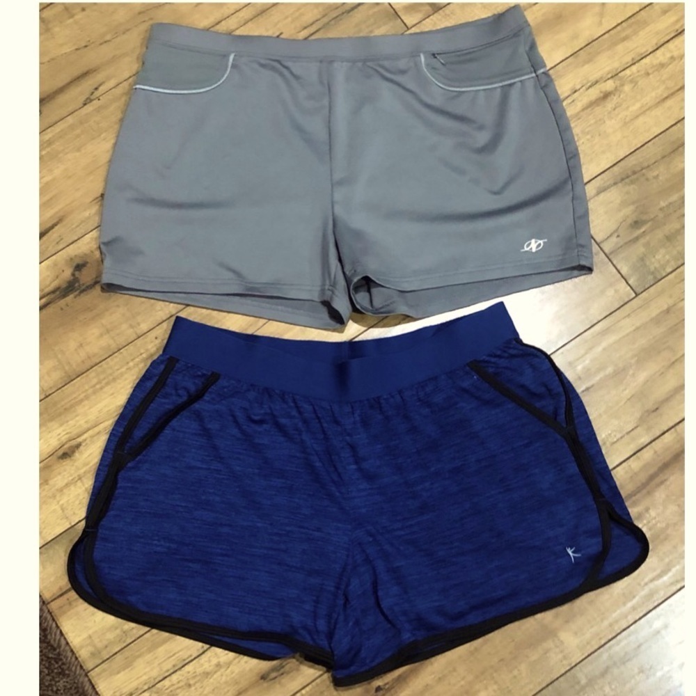 Nordic track gray and Danskin Blue Shorts Large-XLarge